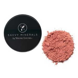 Young Living Savvy Minerals Blush Serene Coral Peach Matte Powder Makeup NEW